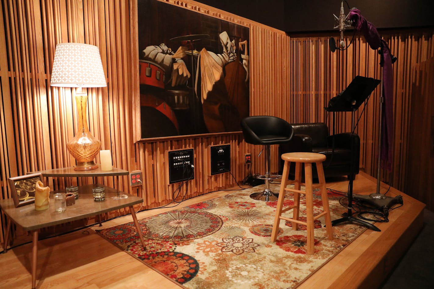 Studio A (for "audacious") in the former Flyte Tyme Studios in Edina. Musicians can still record in the space once used by Janet and Michael Jackson, among many more.