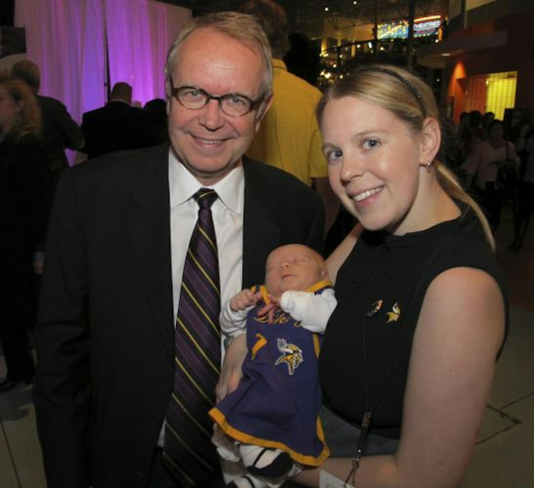 Wayne Kostroski and Kinley and Lya Hurst