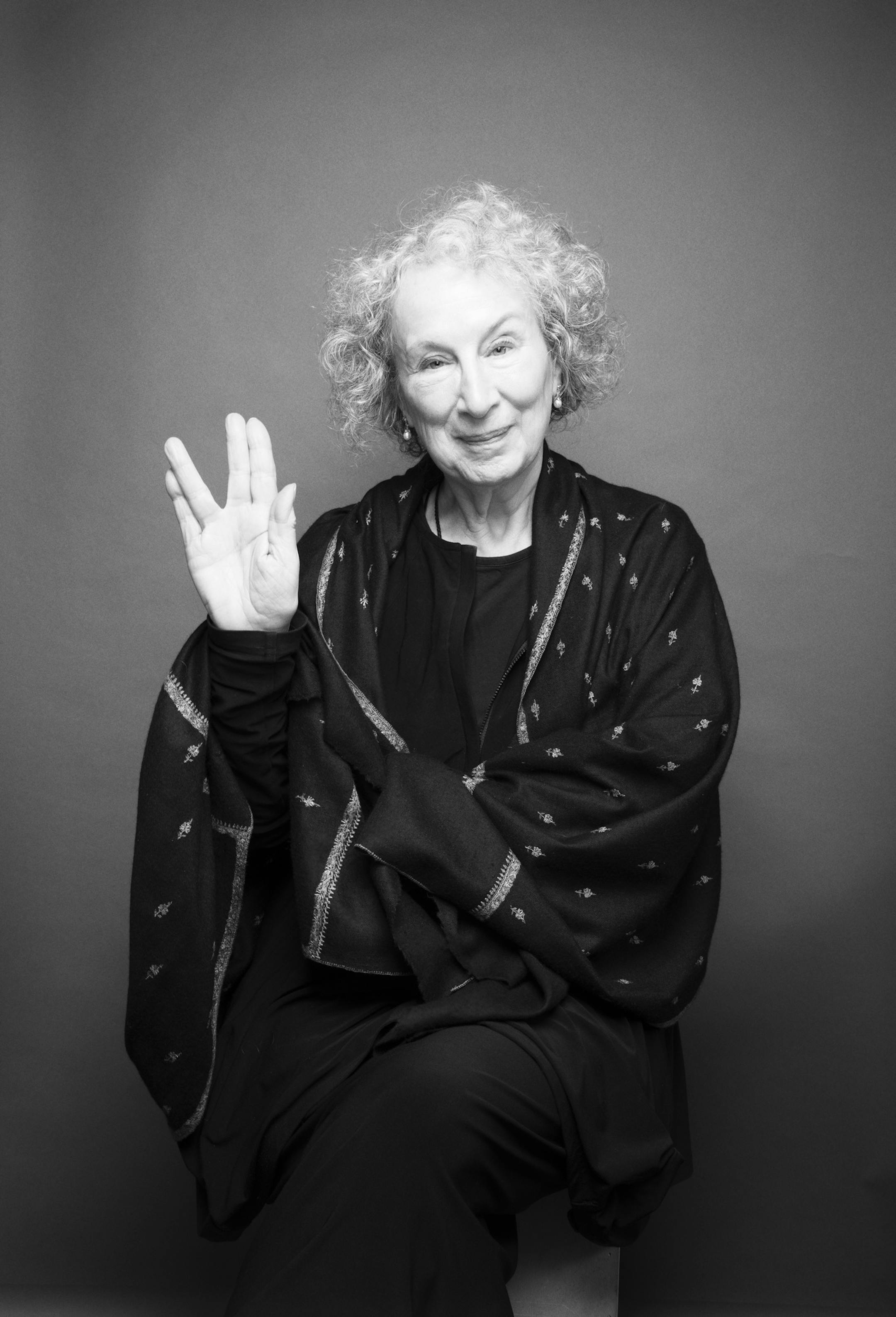 Margaret Atwood at the National Book Critics Circle awards ceremony. Photo copyright John Midgley.
