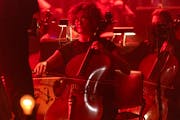 Cellist Rebecca Arons performed with Icelandic rock band Sigur Rós at the State Theatre.