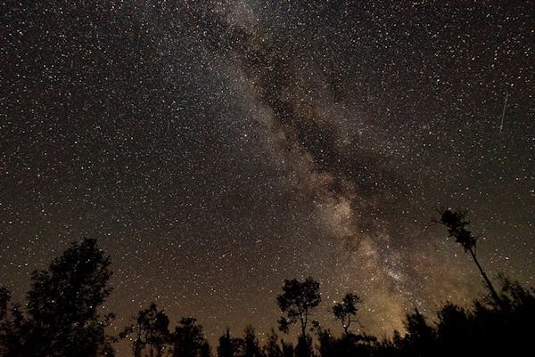 The night sky seen from Voyageurs National Park in northern Minnesota.
