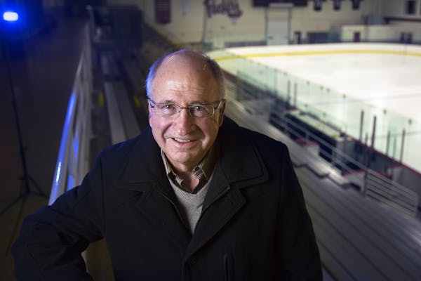 Former Gophers hockey coach Doug Woog at the Doug Woog arena, named after him in South St. Paul. (Formerly Wakota Arena.) ] Brian.Peterson@startribune