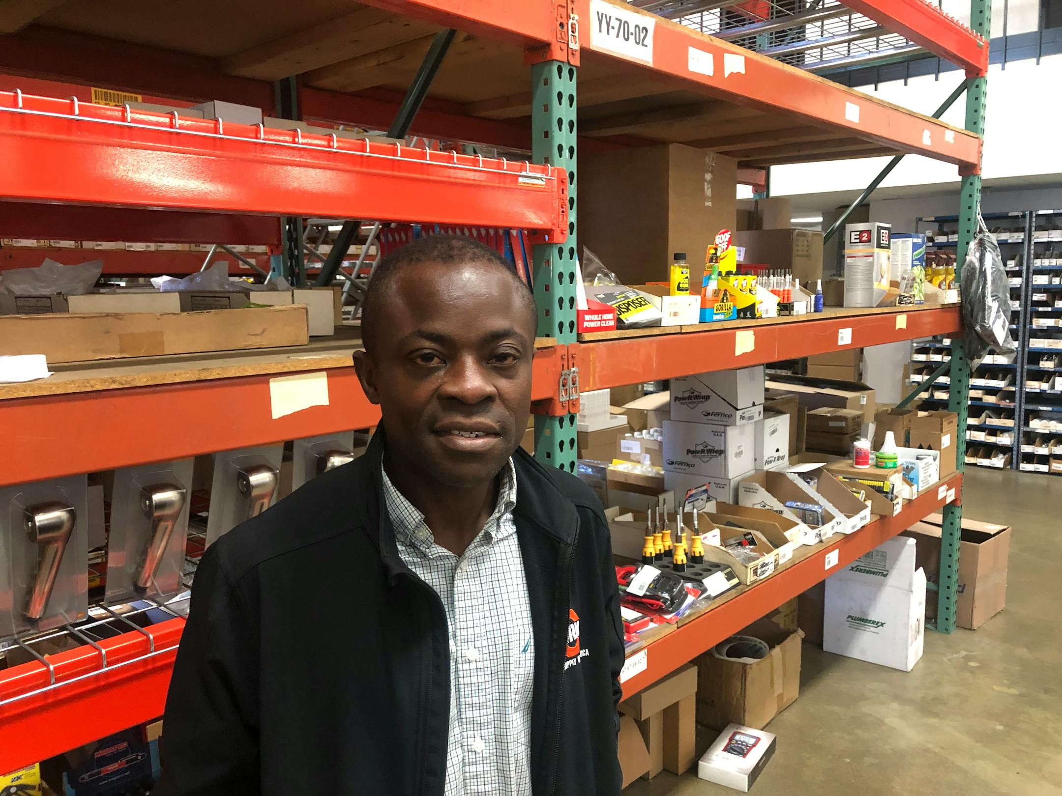 James Dada, chief operating officer and chief financial officer of Park Supply, recently bought a majority stake in the business. Photo by staff columnist Neal St. Anthony.