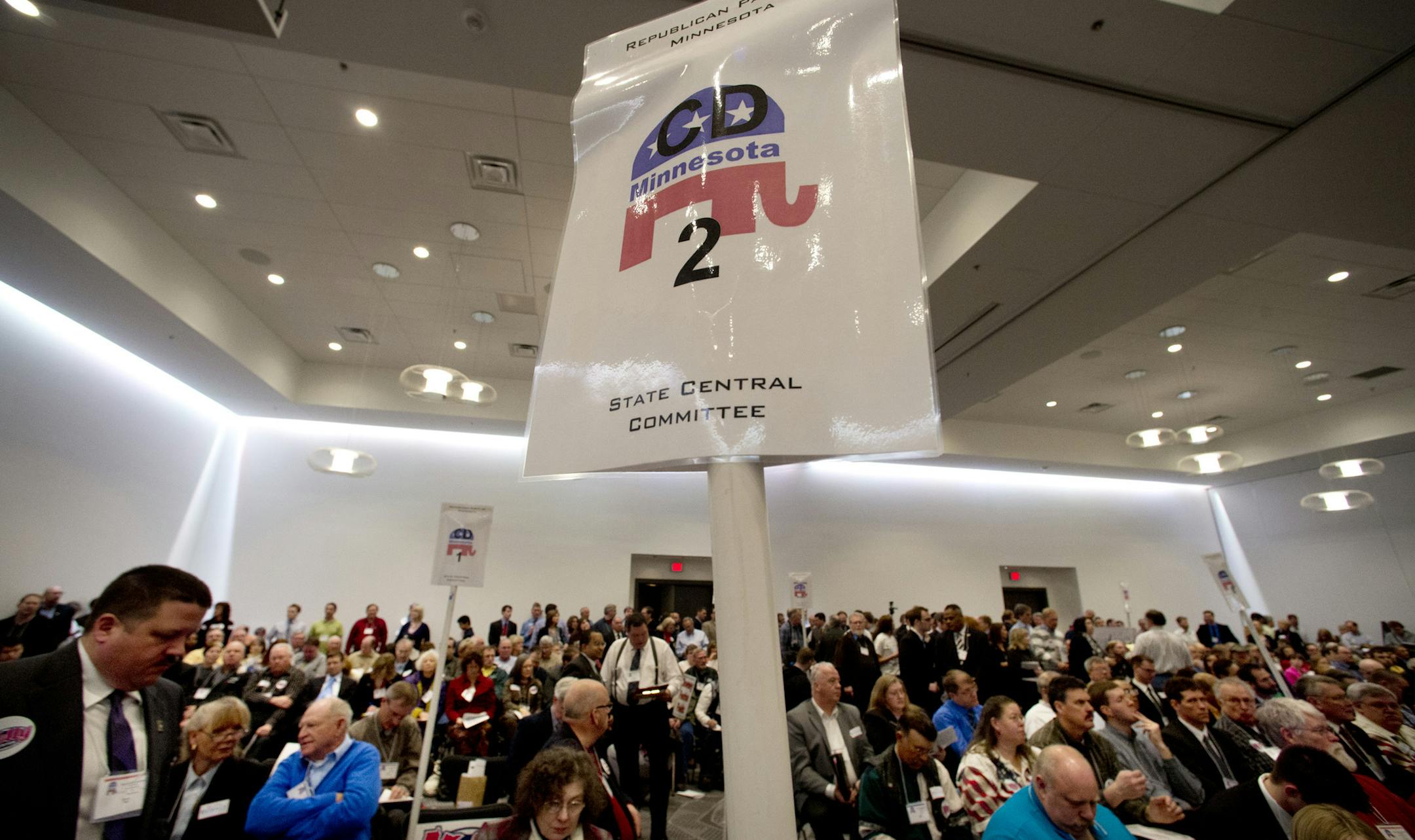 The GOP central committee meeting in Bloomington. Saturday, April 6, 2013 ] GLEN STUBBE * gstubbe@startribune.com