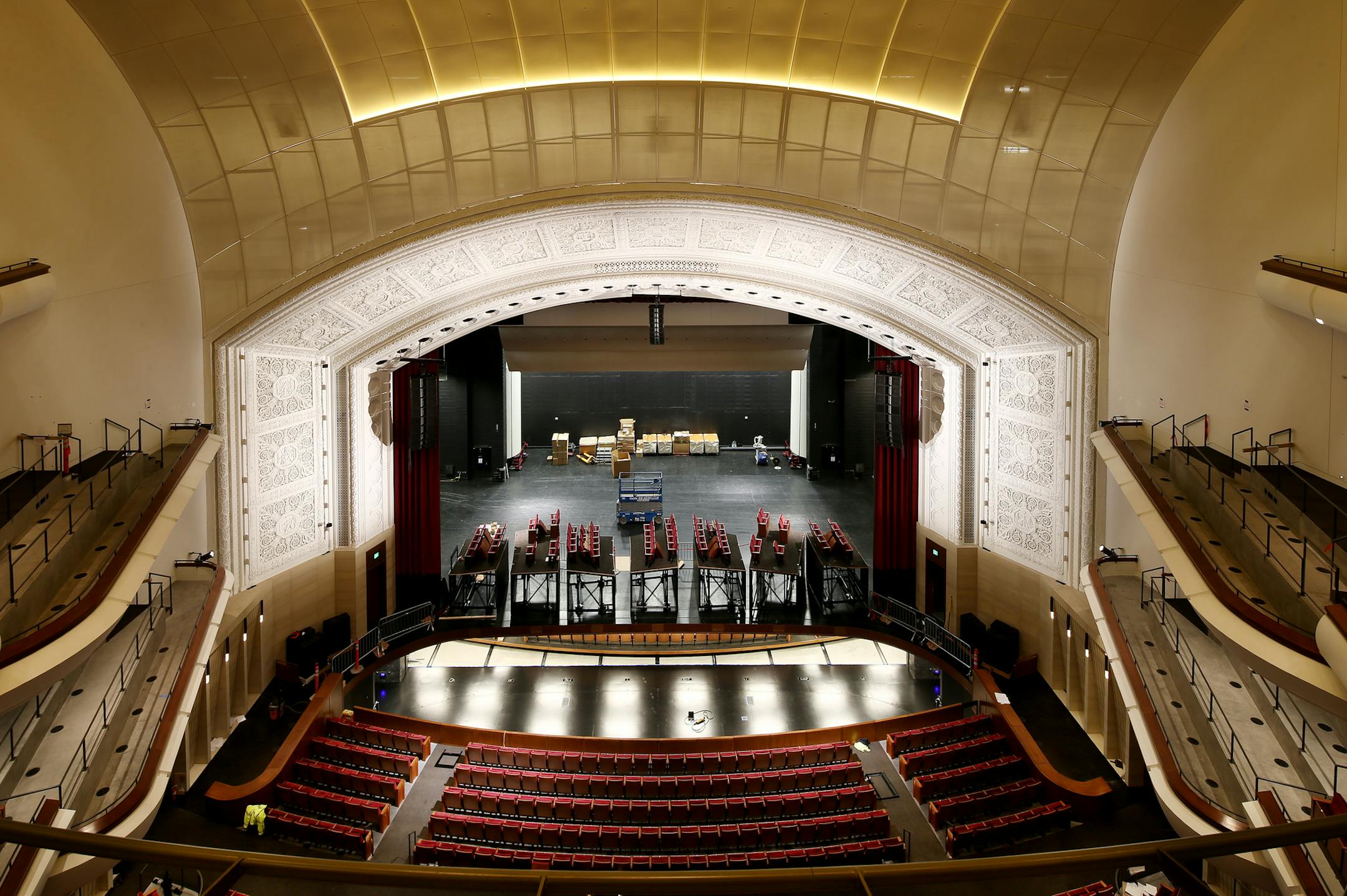 Northrop Auditorium, closed for nearly 2 years for a major internal renovation ] JOELKOYAMA&#x201a;&#xc4;&#xa2;jkoyama@startribune Minneapolis, MN on March 18, 2014.