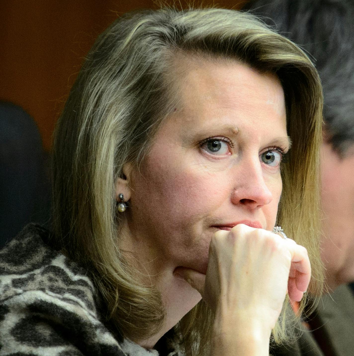 Representative Sarah Anderson, R-Plymouth, in the House Taxes Committee ] GLEN STUBBE * gstubbe@startribune.com Tuesday, February 24, 2015 EDS, for use with any story about this Rep.