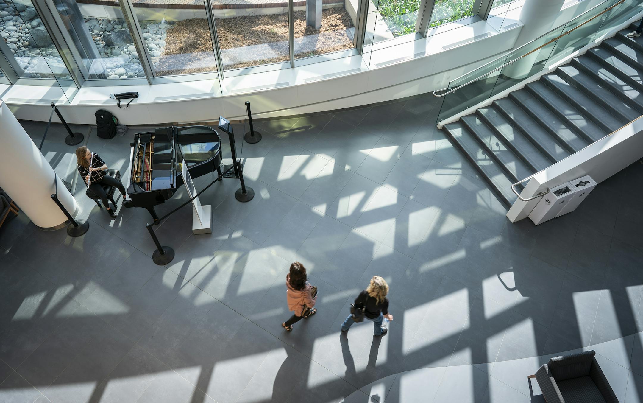 Student Megan Reich performed at the University of Minnesota Health Clinics and Surgery Center in Minneapolis.