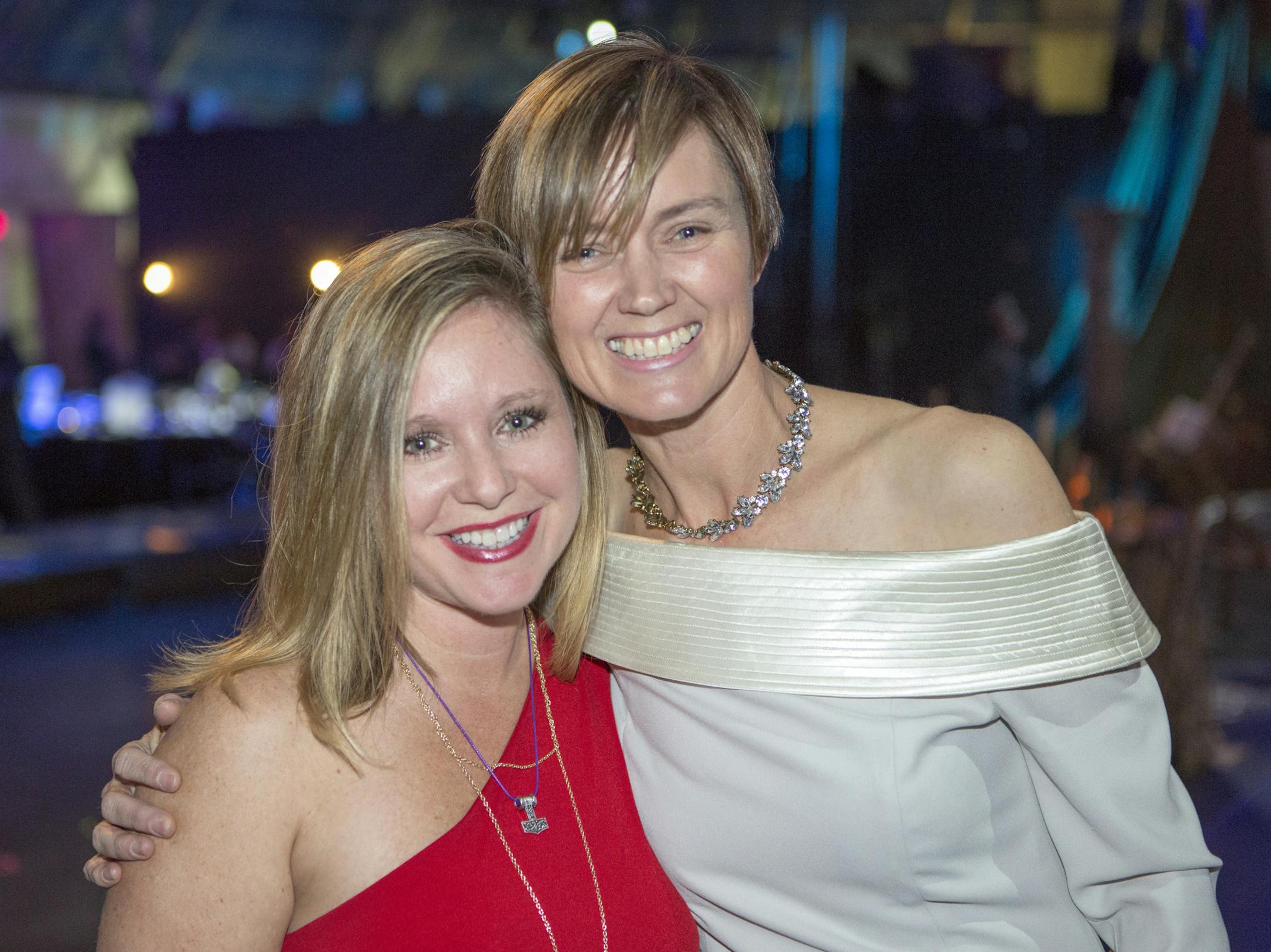 Cheriti Swigart, Erica Kragerud-Smith at the 2017 Gala celebrating Circus Juventas. [ Special to Star Tribune, photo by Matt Blewett, Matte B Photography, matt@mattebphoto.com, November 4, 2017, Circus Juvantas, St. Paul, Minnesota, SAXO 1004615935 FACE111917 Names were sent to me by Carolyn Will (their PR contact), who received them from Miriam Ackerman miriam@circusjuventas.org.