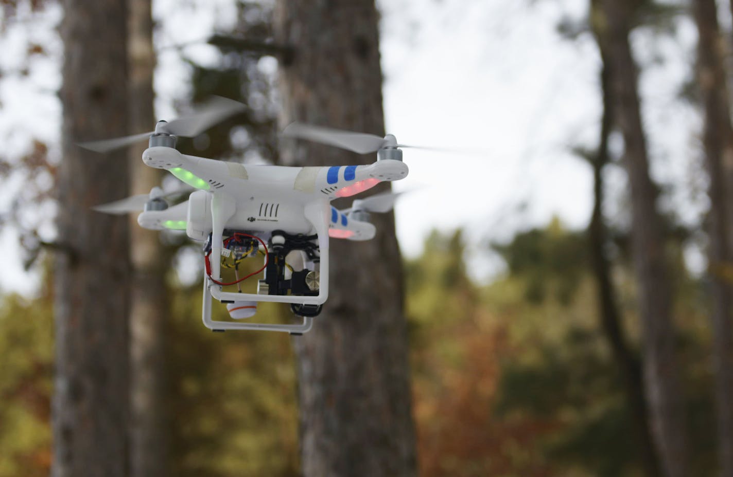 Star Tribune photographer Brian Peterson has been experimenting with a drone to take aerial photographs