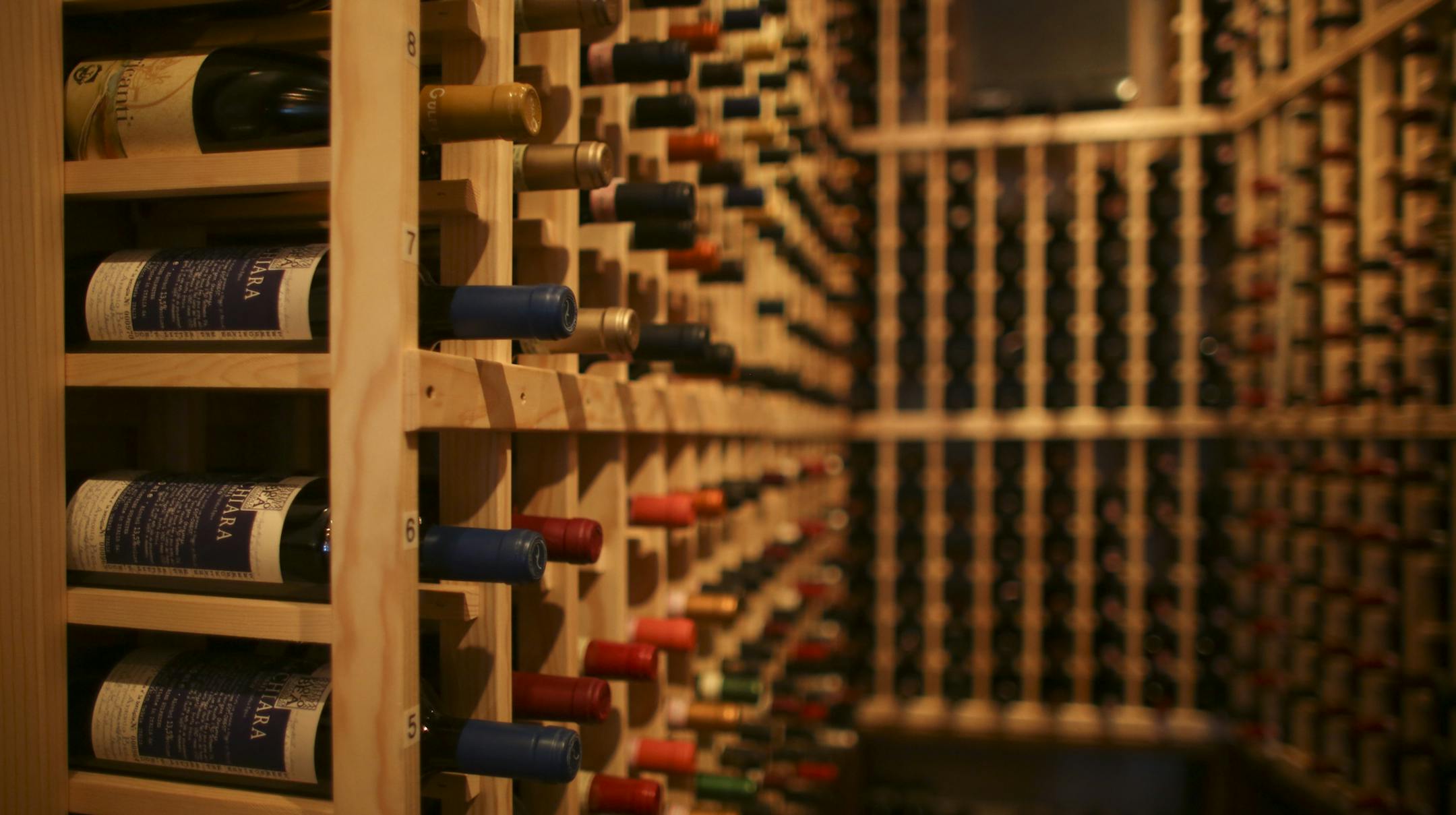Terzo Vino Bar is the new wine bar and restaurant from the Broder family empire at 50th and Penn in south Minneapolis. The wine room right off the dining room at Terzo Vino Bar Thursday evening, September 19, 2013 in Minneapolis. ] JEFF WHEELER &#xe2;&#x20ac;&#xa2; jeff.wheeler@startribune.com