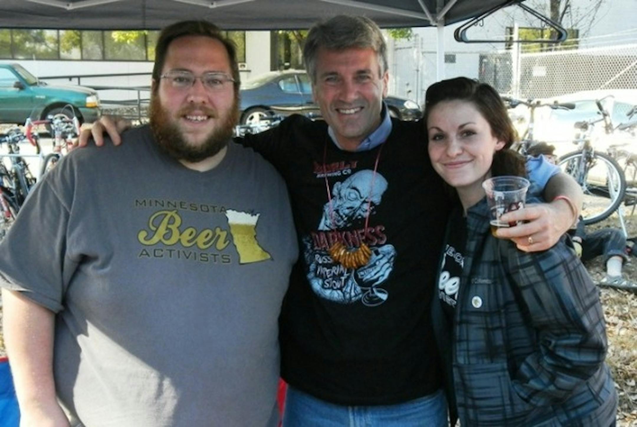 Andy on left with Mayor RT Rybak