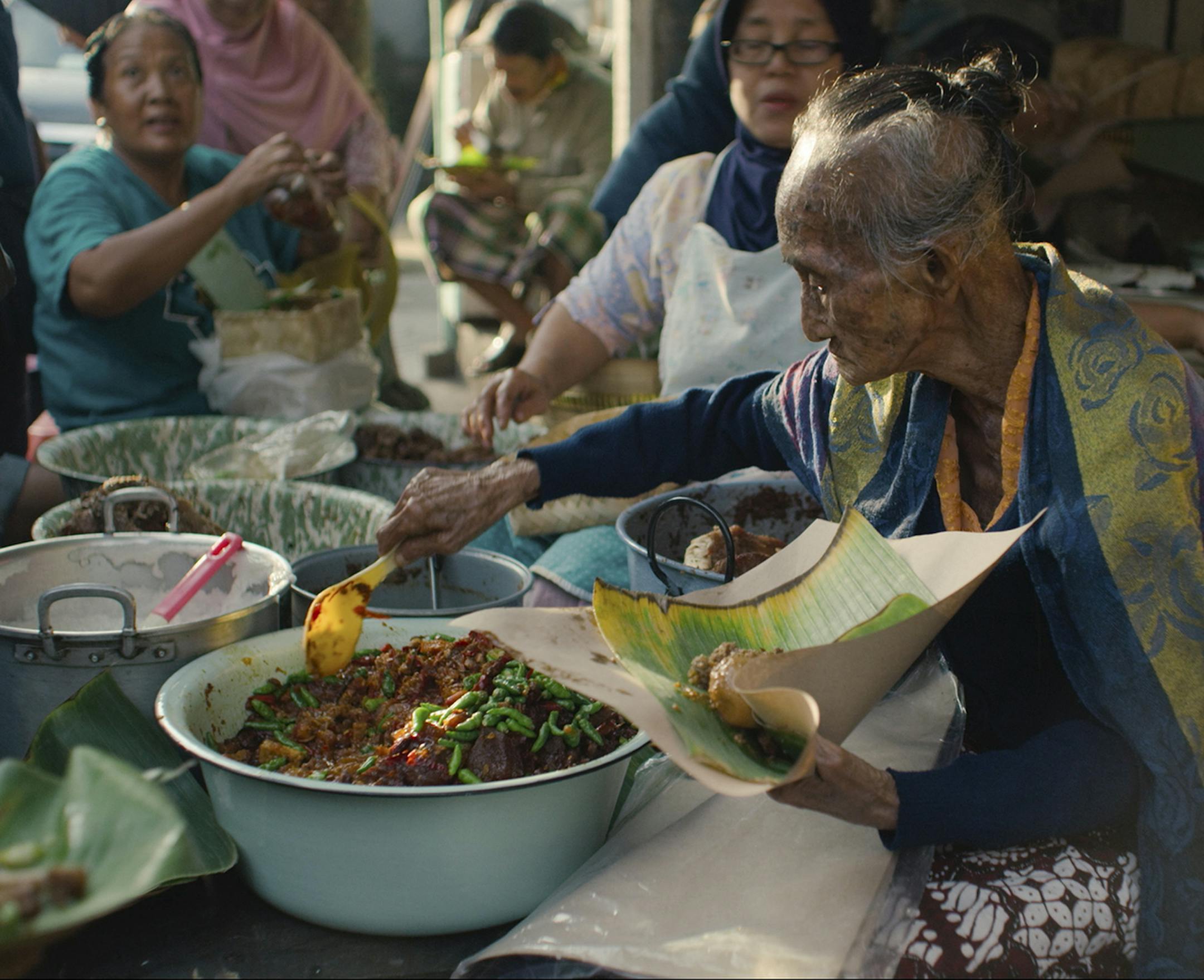 A scene from the Netflix series "Street Food."