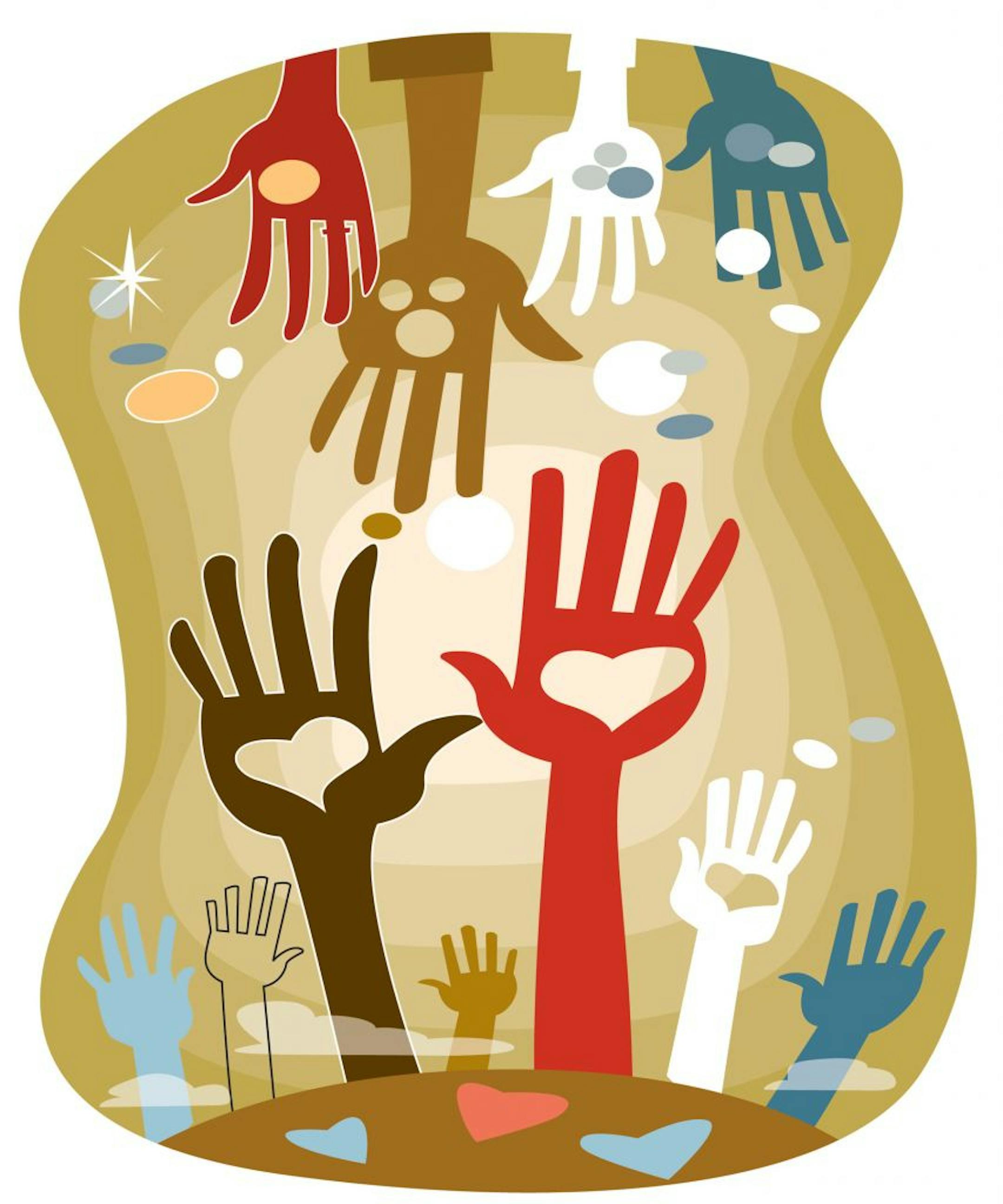 300 dpi Tim Lee illustration of hands dropping or catching money; can be used with stories about fundraisers. Raleigh News and Observer 2010&lt;p&gt; 14000000; krtcampus campus; krtnational national; krtsocial social issue; krtworld world; SOI; krt; mctillustration; 14002000; charity; krtsocialissue social issue; benefactor; funding; fundraiser; hand; money; philanthropy; ra contributed lee; tithing tithe; 2010; krt2010