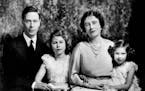 The royal family, including the princesses Elizabeth and Margaret, in 1937.