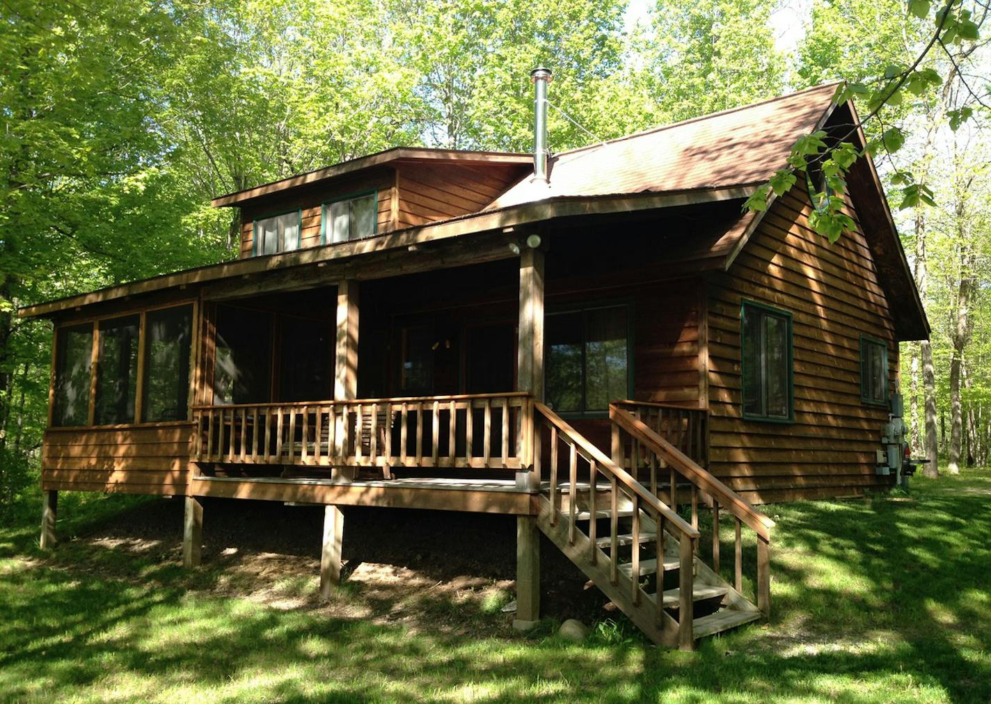 The river cabin near Ladysmith, Wis., allowed a peace not found elsewhere.