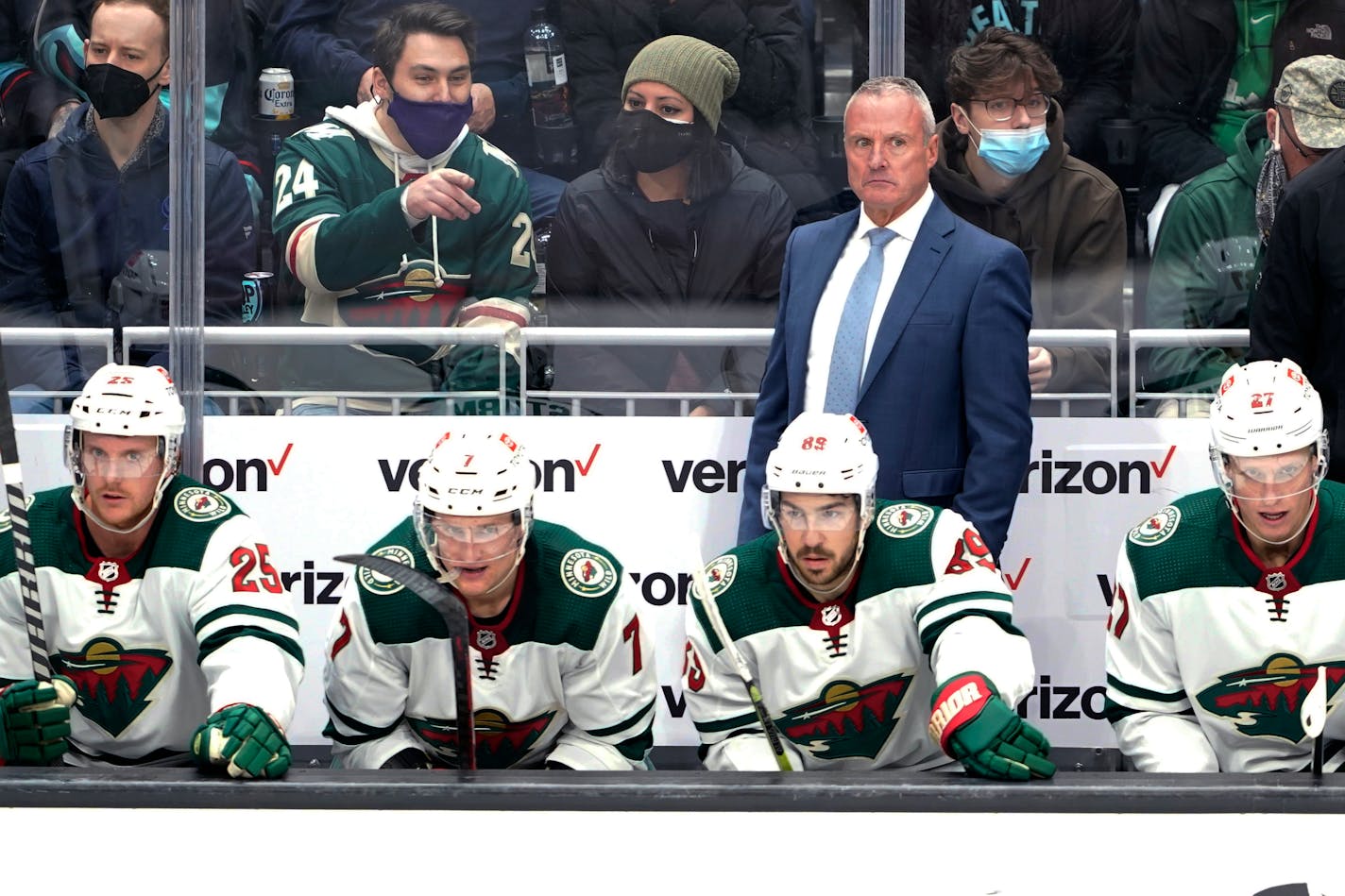 Wild head coach Dean Evason