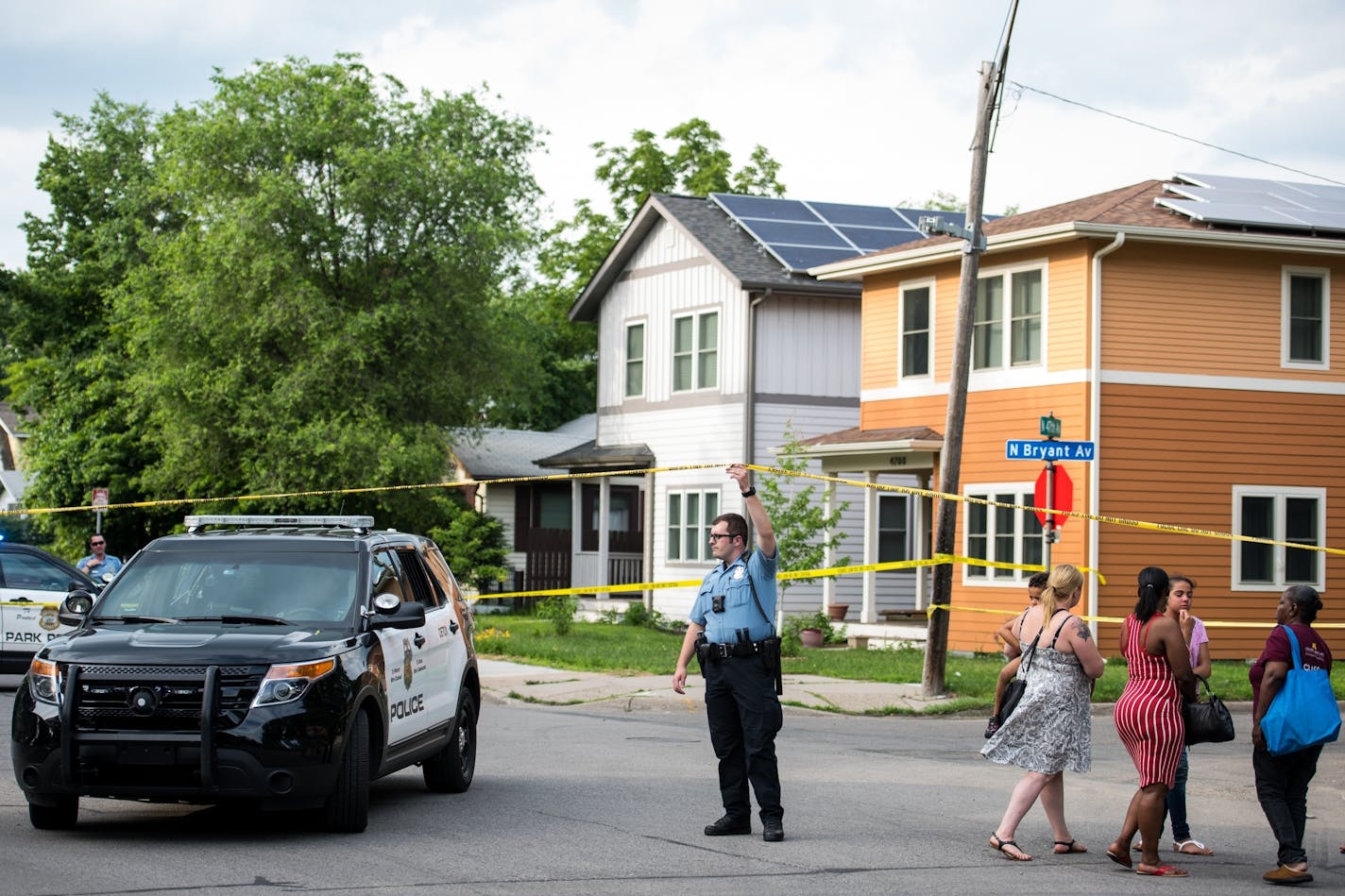 Minneapolis police responded to the scene of an officer-involved shooting which took place in an alley on N. 47th Avenue between Bryant Avenue N. and Aldrich Avenue N. on Saturday, June 23, in Minneapolis