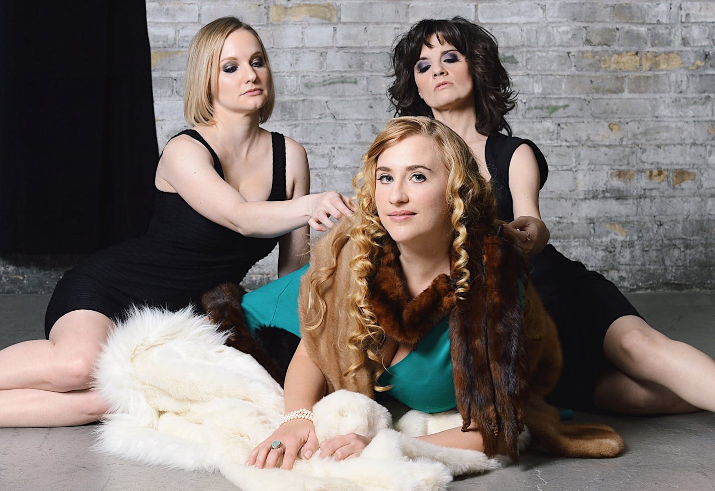 Photo credit: Hilary Roberts (MUA: Jen Santoro Rotty)
Back Row: Jane Froiland and Sara Marsh
Front Row: Emily Bridges