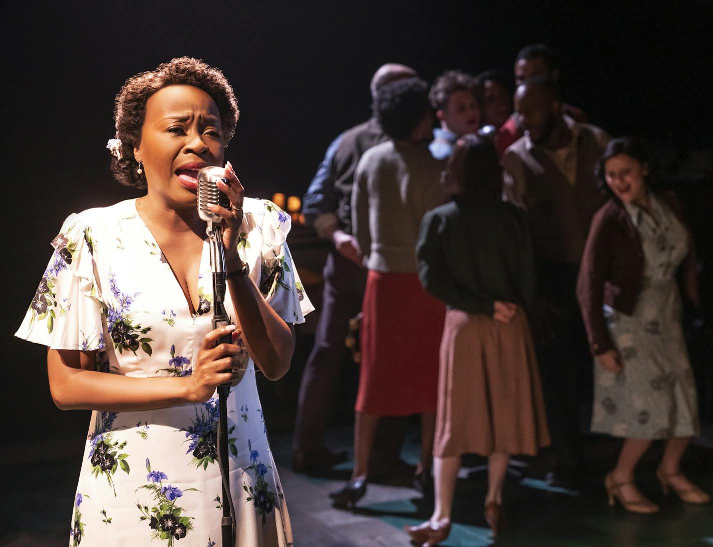 Jeannette Bayardelle and the Cast of Girl From The North Country on Broadway - photo by Matthew Murphy - 1178