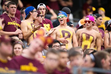 Fans before Gophers vs. UNLV in the season opener at TCF Bank Stadium last season.