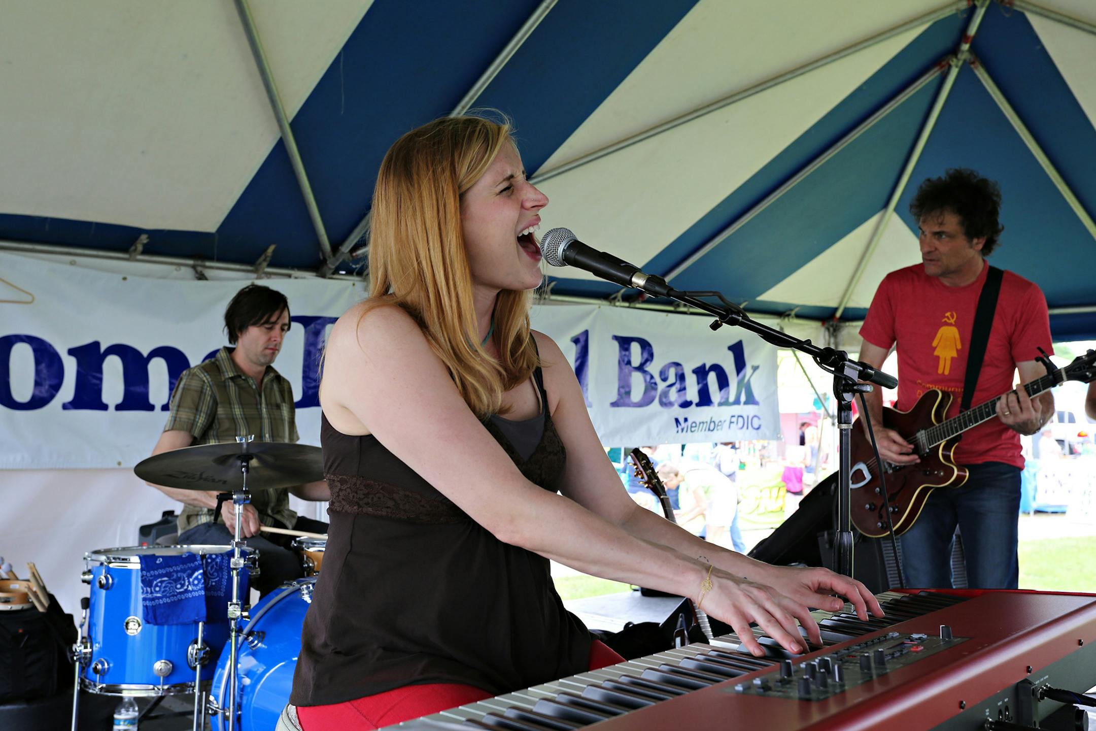 The Alison Scott Band performed at the 2013 Eagan Art Festival. (Photo by Fred Miller)
