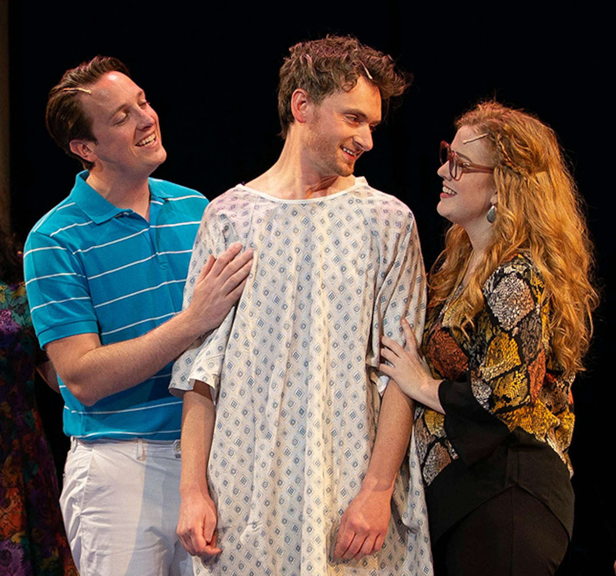 Photo by Devon Cox
L-R: Mary Palazzolo, Reese Britts, Evan Tyler Wilson, Jen Burleigh-Bentz, C Ryan Shipley, Riley McNutt, Caitlin Burns, Sarah DeYong, Rodolfo Nieto, and Bradley Greenwald in the Artistry's "A New Brain."