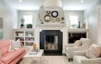 Designer Renae Keller stepped into the shoes of the client and created all the interiors of her newly-built home in Burnsville. The family room featur