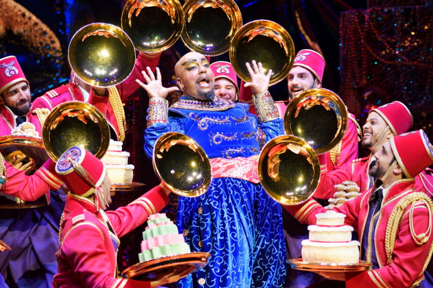 Anthony Murphy as the Genie in "Aladdin."