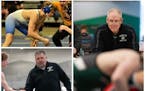 Clockwise from top left: Alex Braun of Woodbury is Mr. Wrestling Minnesota, Marty Morgan of Mounds View is the assistant coach of the year and Dan Eng