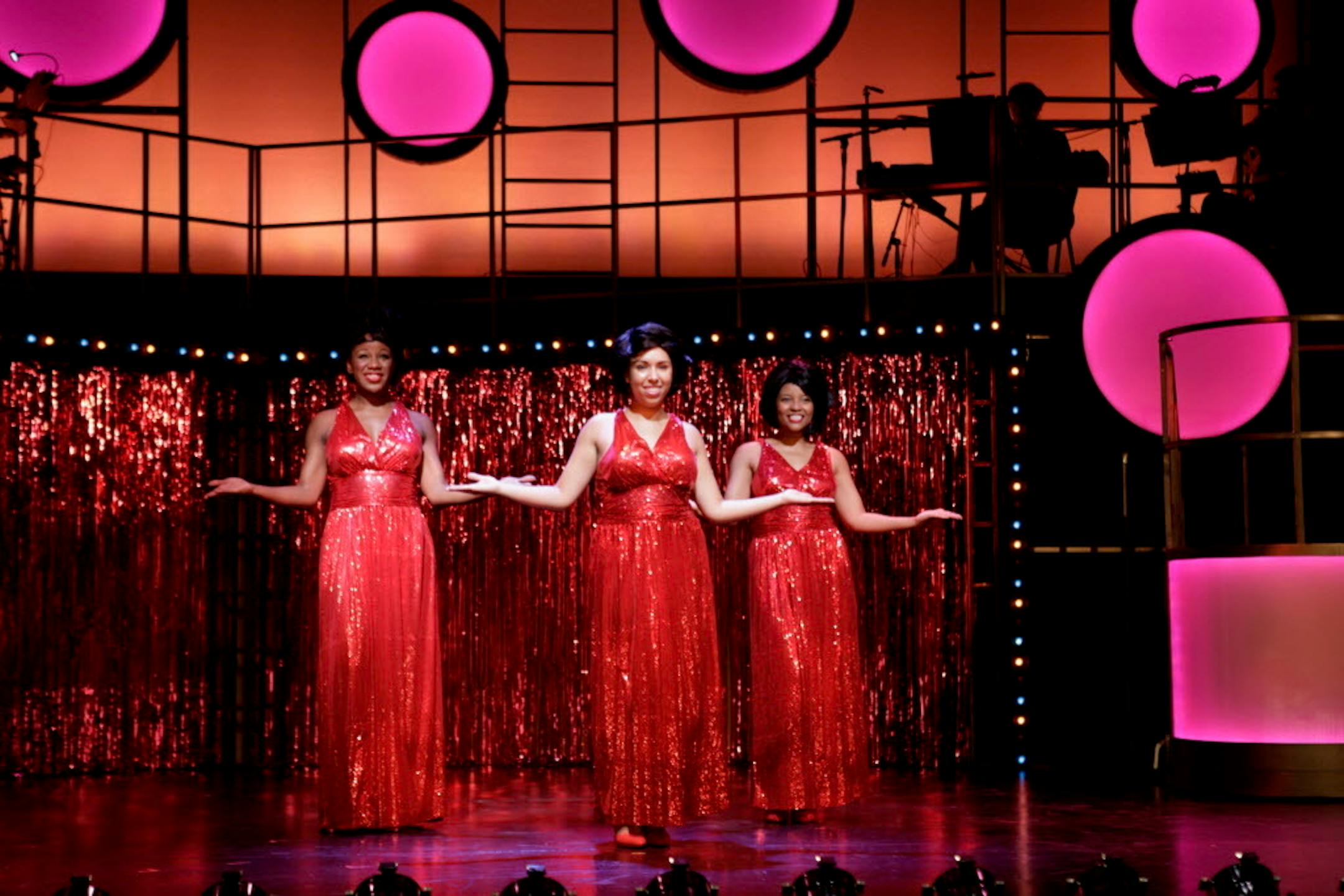 Allyson Tolbert, Kiko Laureano and Erin Nicole Farste in "Beehive."