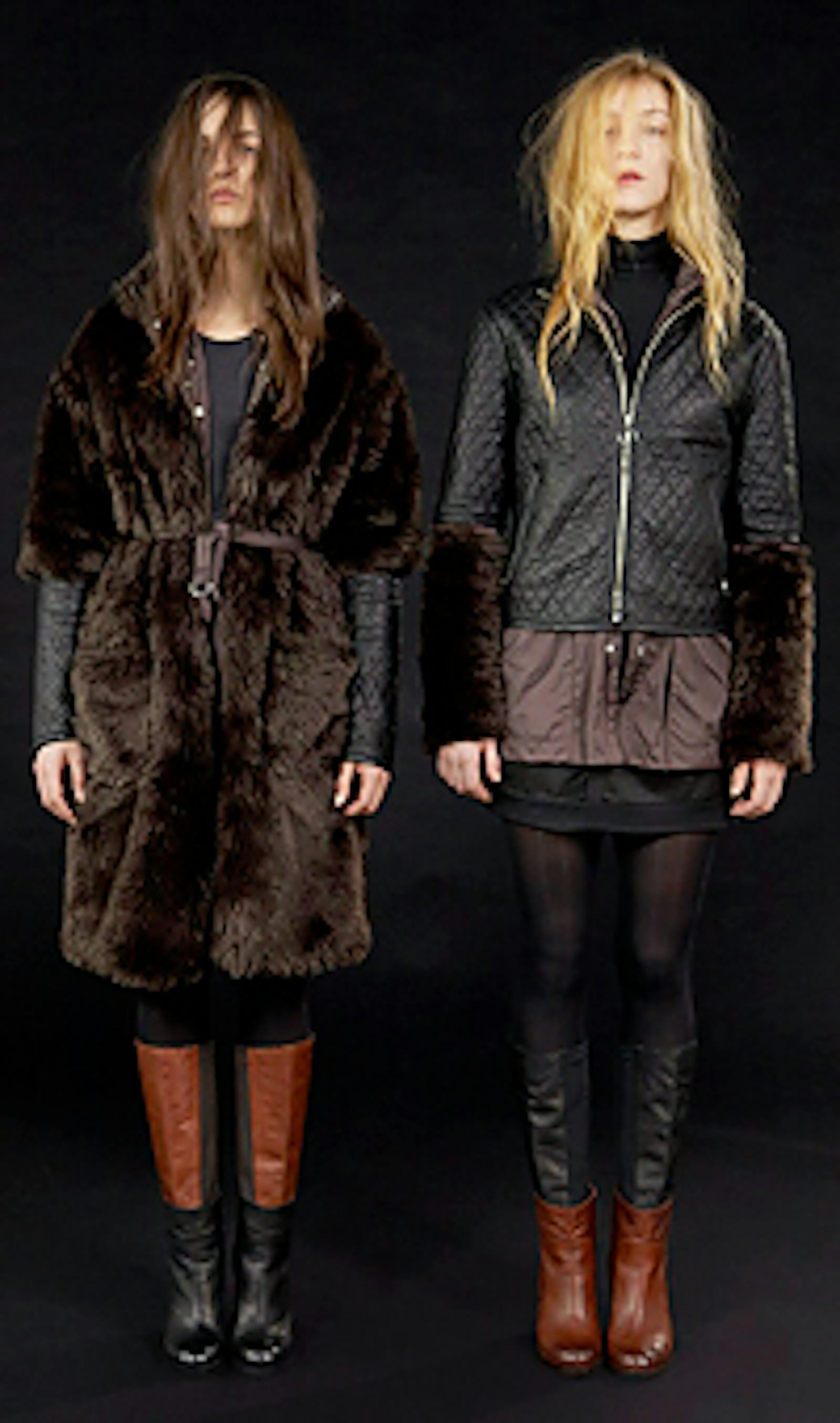 A couple of looks by Martin Margiela for Opening Ceremony