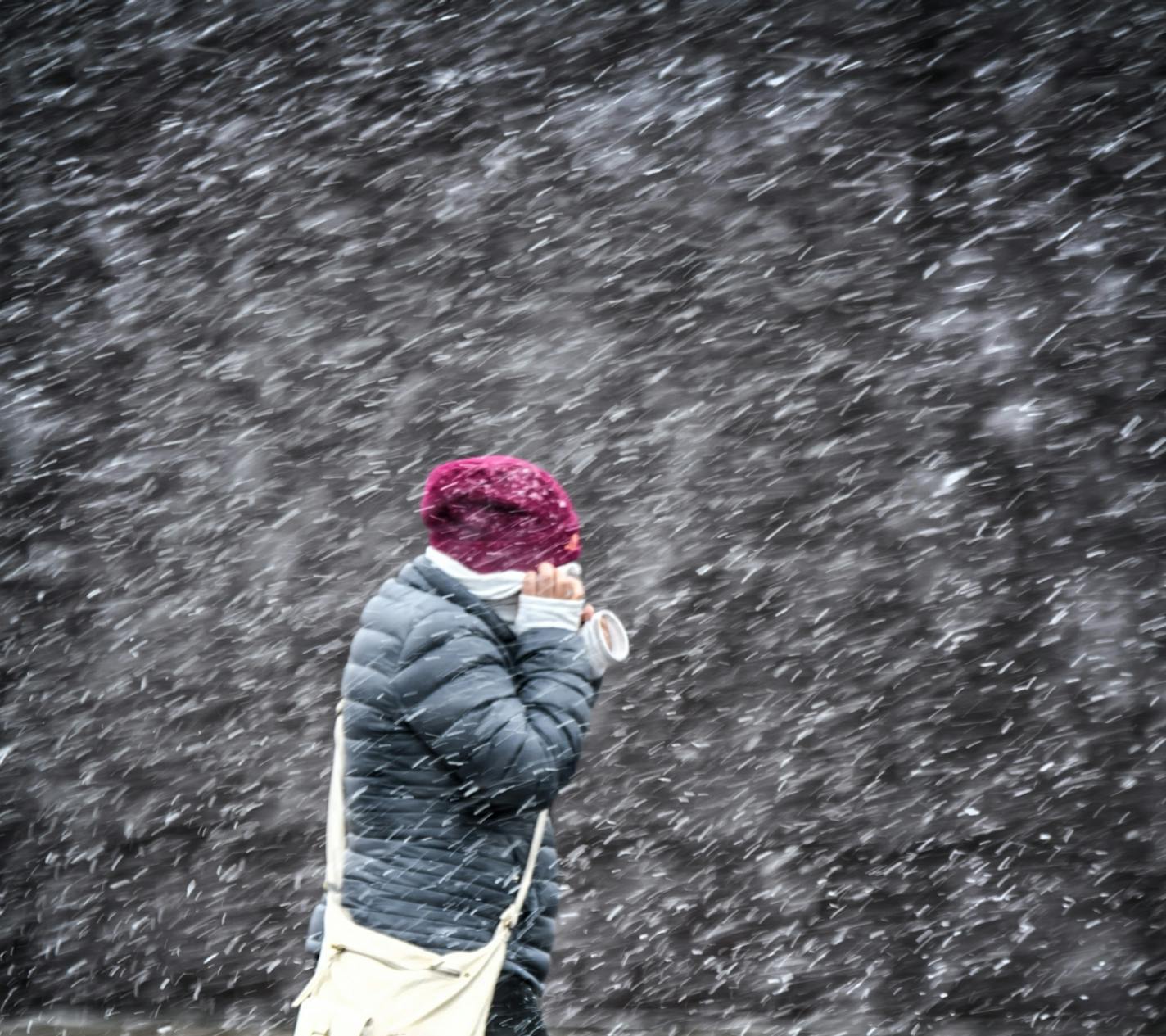 Minneapolis got an early shot of nasty weather Friday afternoon before Halloween.