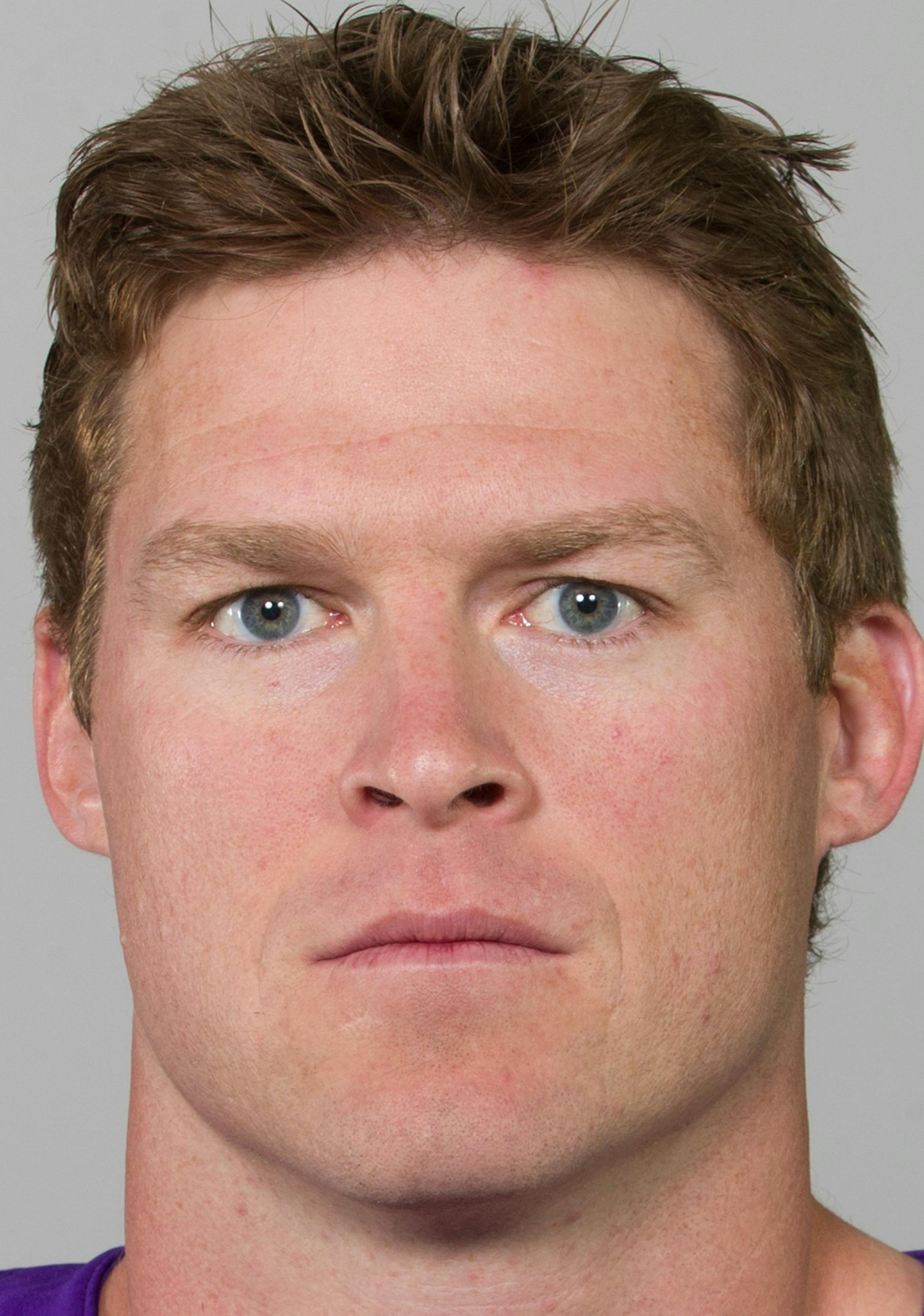 This is a photo of Cullen Loeffler of the Minnesota Vikings NFL football team. This image reflects the Minnesota Vikings active roster as of Monday, July 6, 2015. (AP Photo) ORG XMIT: NFLHS15