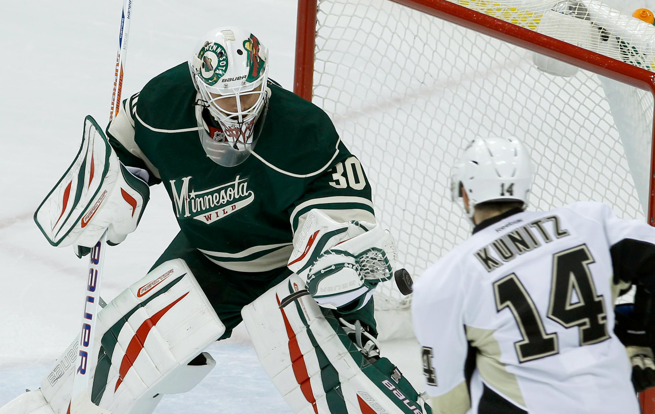 Wild goalie Ilya Bryzgalov, who shut out Pittsburgh on Friday, gets the nod Monday at Winnipeg.