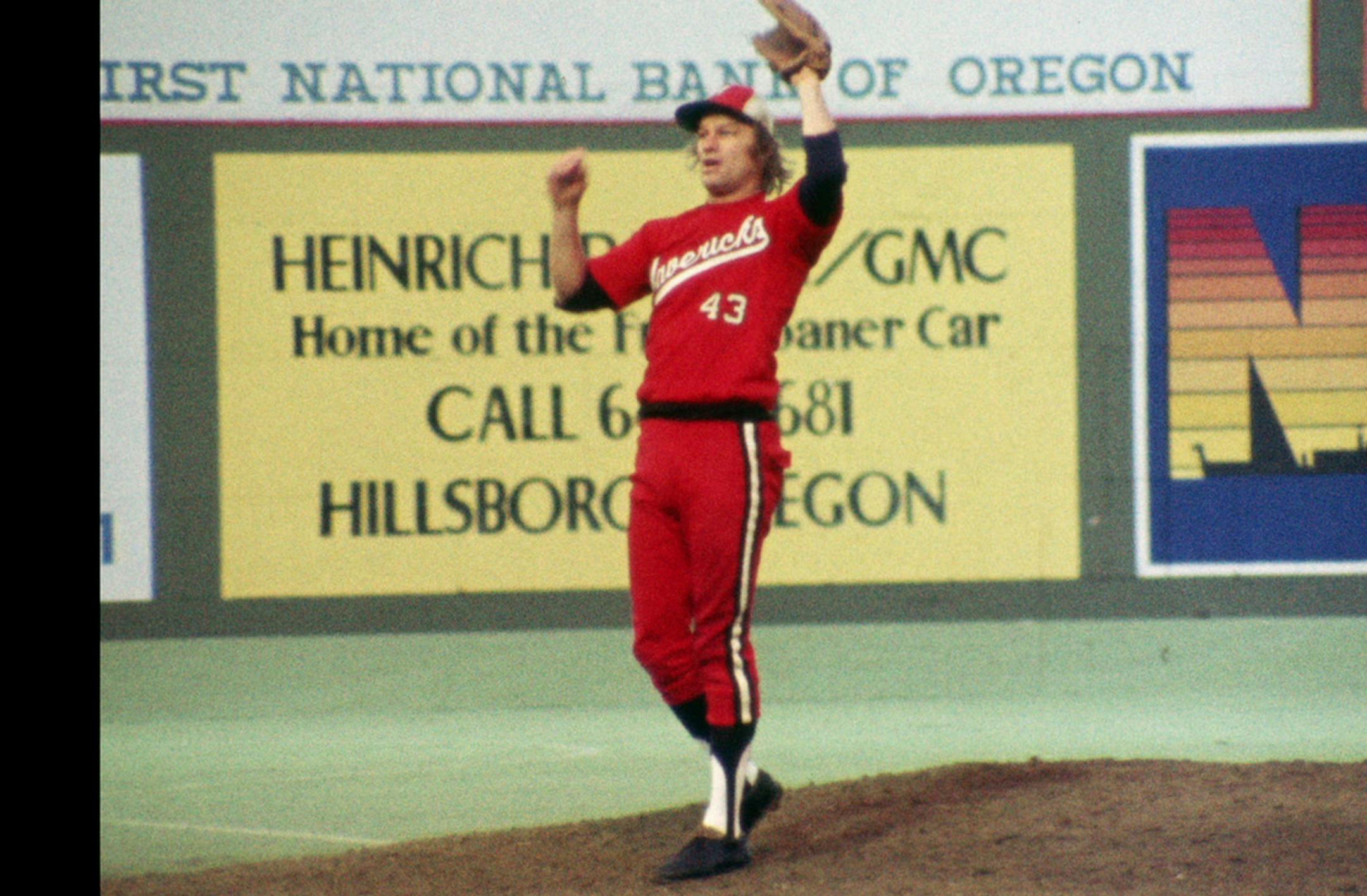 Major League Baseball Player Jim Bouton in a scene from the Netflix documentary "The Battered Bastards of Baseball." Photo Courtesy of Netflix.