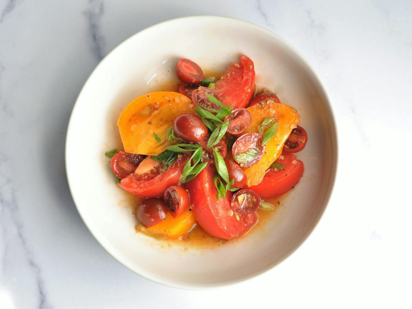 Marinated Tomato Salad. Credit: