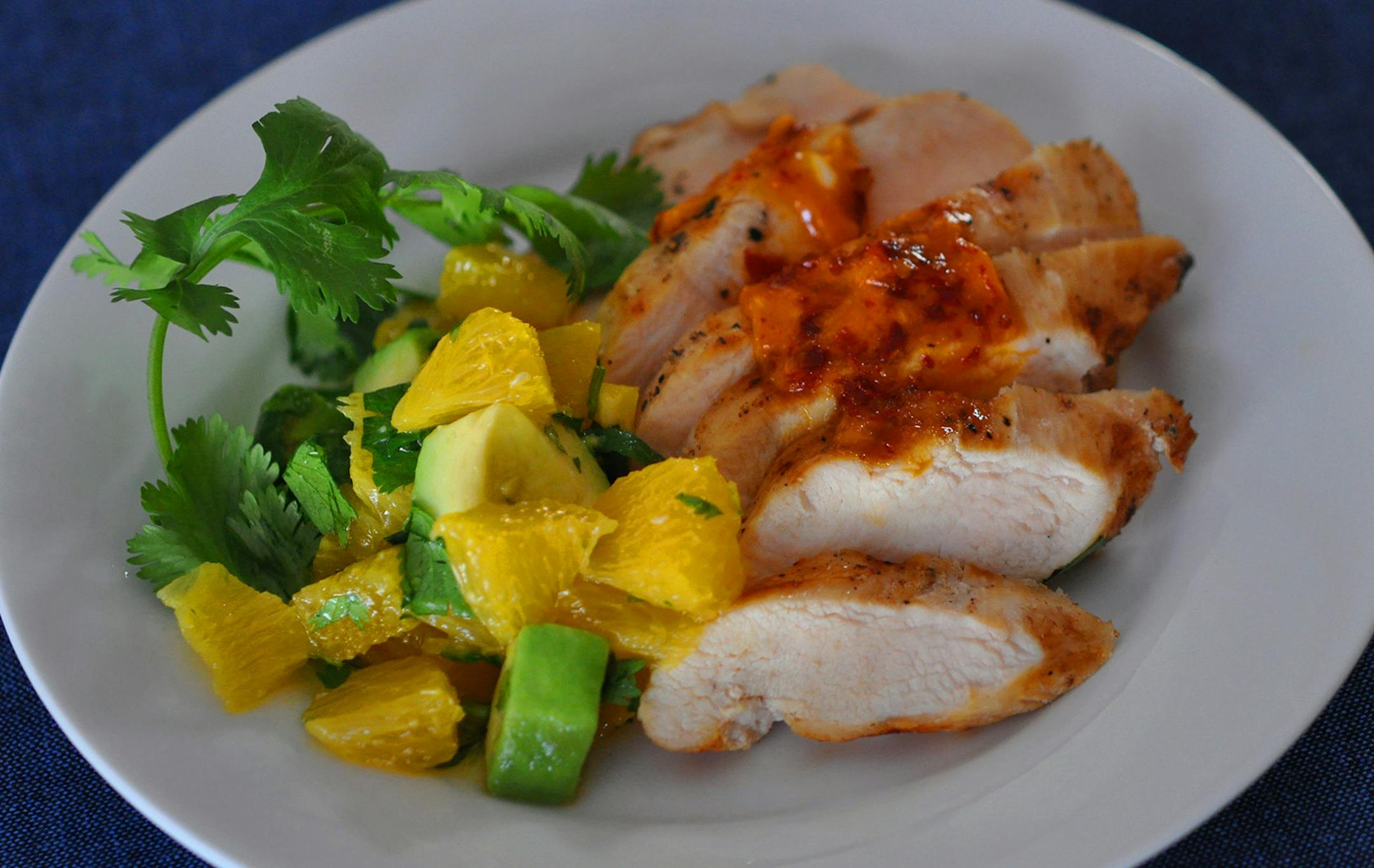 Photo by Meredith Deeds, Special to the Star Tribune Orange Chipotled Grilled Chicken.