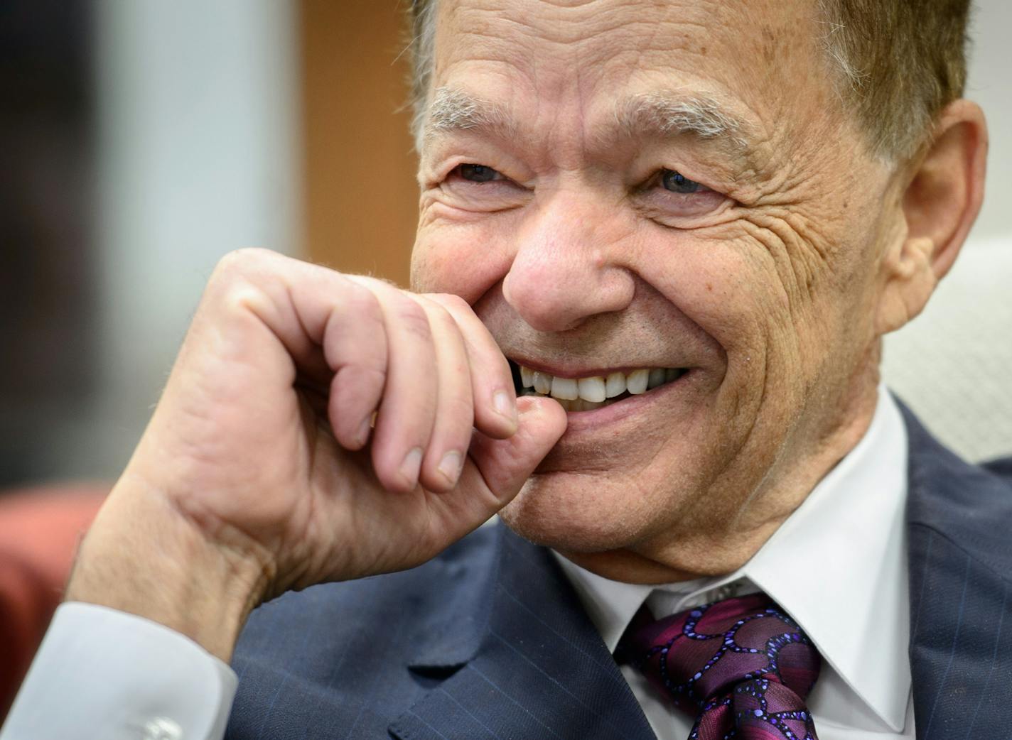 Glen Taylor in his North Mankato office. ] Thursday, April 24, 2014 GLEN STUBBE * gstubbe@startribune.com EDS: FOR USE ONLY WITH CURT BROWN PROFILE, CHECK WITH DEB PASTNER BEFORE USIG FOR ANY OTHER PURPOSE