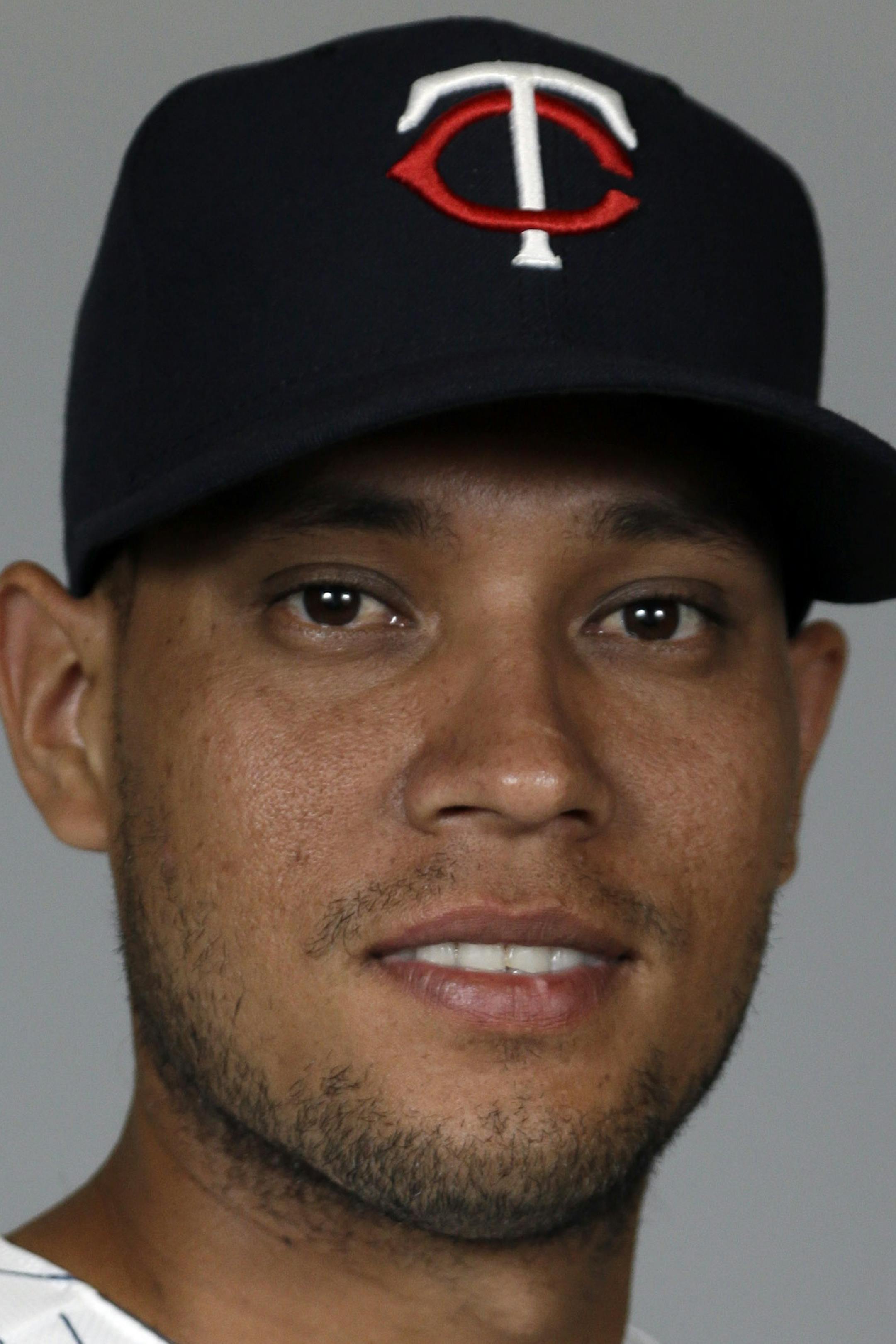 This is a 2014 photo of pitcher Yohan Pino of the Minnesota Twins baseball team. This image reflects the Twins active roster as of Tuesday, Feb. 25, 2014 when this image was taken. (AP Photo/Steven Senne) ORG XMIT: FLSR1