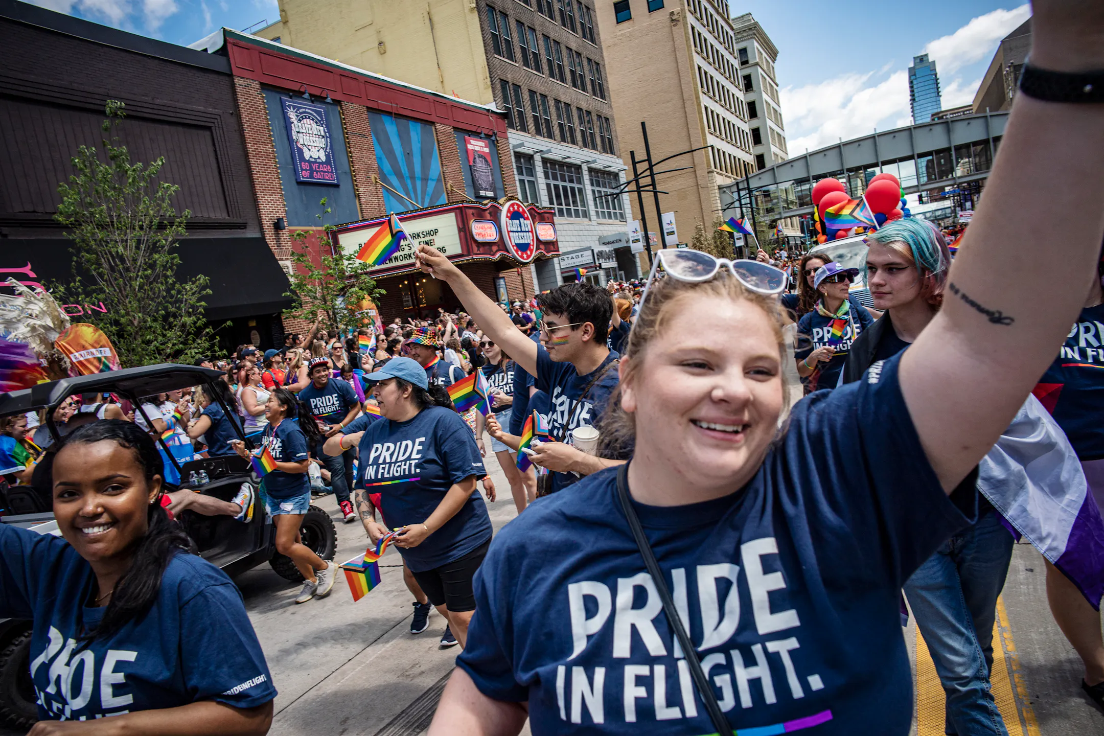 Ashley Rukes At Twin Cities' 50th Pride parade, calls for political activism