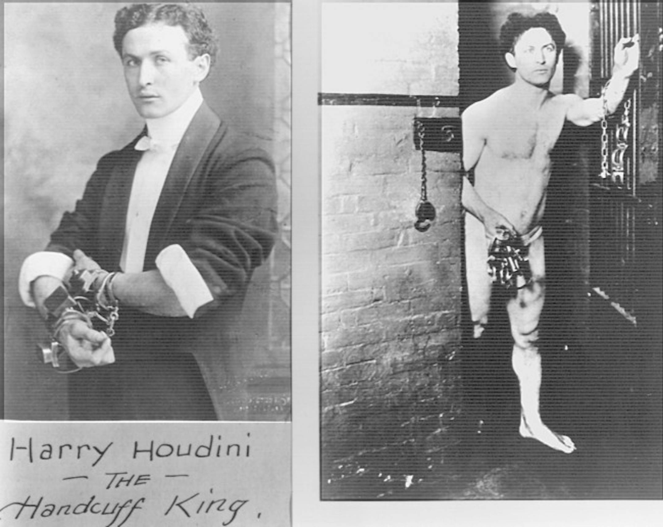 Harry Houdini, famed escape artist.