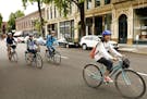 On bikes provided by Cycle Portland, cyclists enjoy an easy-paced tour of historic Old Town while pedaling the Eastbank Esplanade though the Green Par