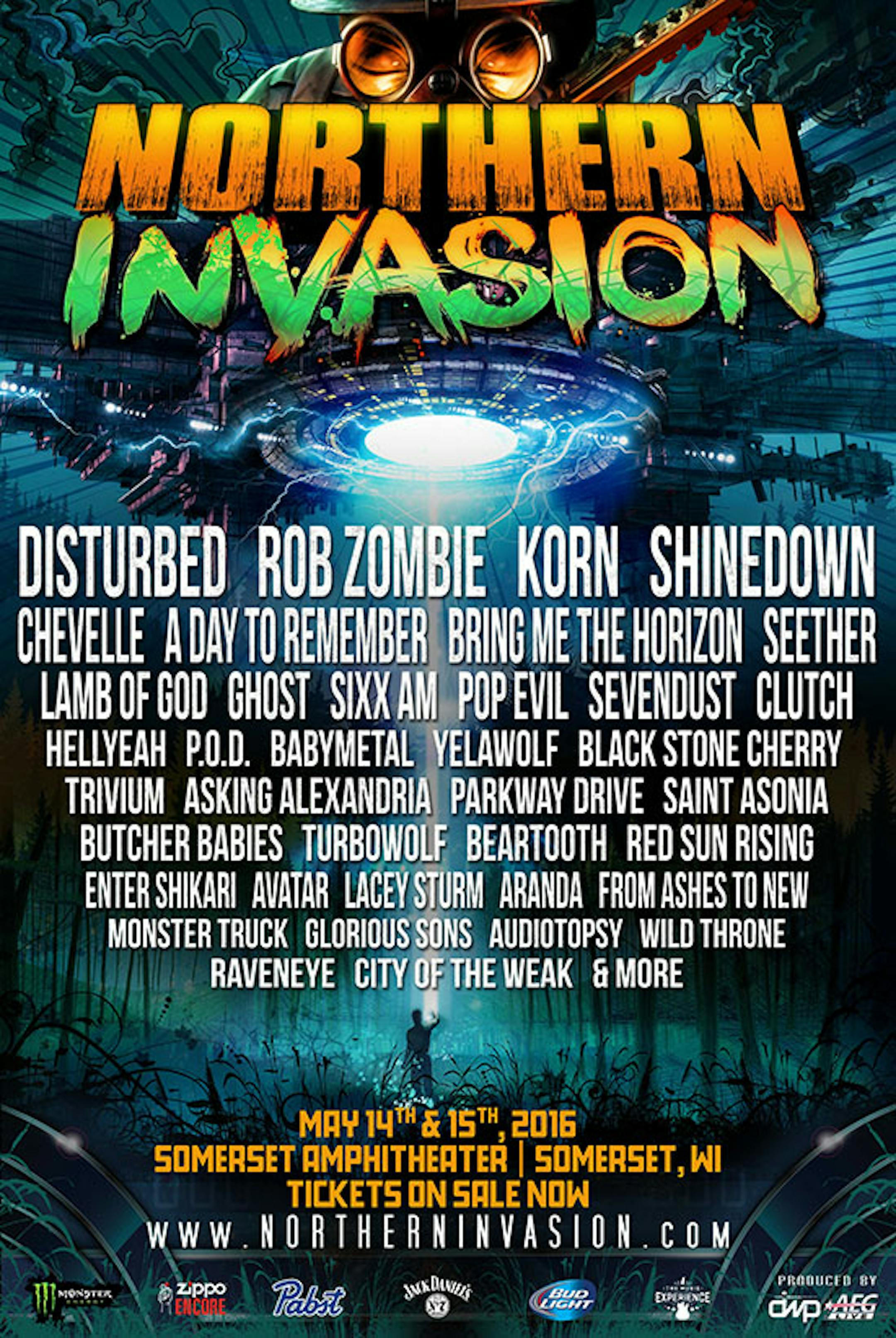 The fellas of Disturbed might finally be smiling when they make it to Somerset Amphitheater next May for Northern Invasion.