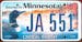 Minnesota loon license plate