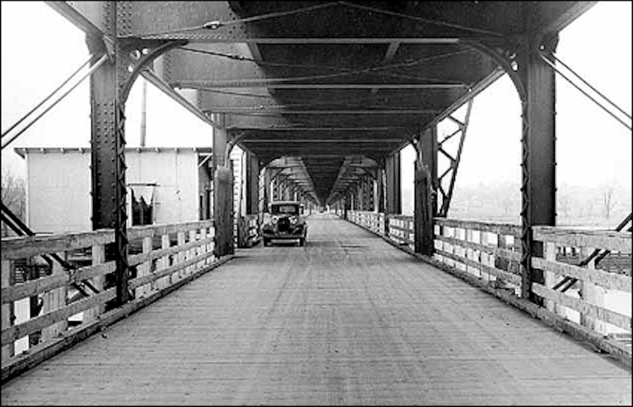 Rock Island toll bridge, 1934