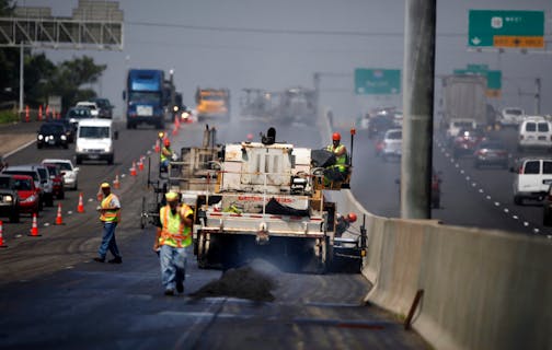 Summer road work has prompted traffic tie ups, particularly in the west Twin Cities metro this year.