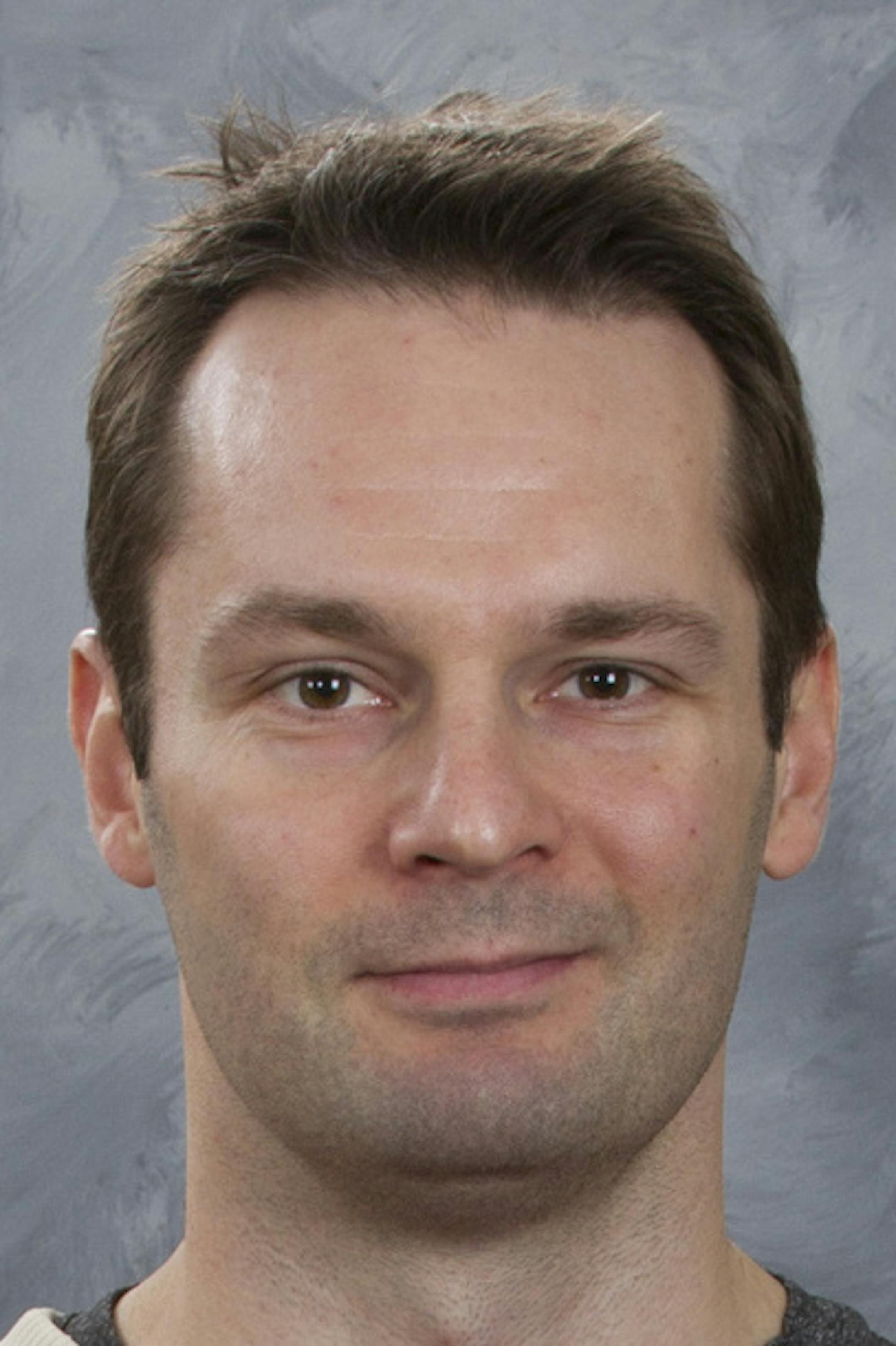 SAINT PAUL, MN - JANUARY 12: Niklas Backstrom of the Minnesota Wild poses for his official headshot for the 2012-2013 season at the Xcel Energy Center on January 12, 2013 in Saint Paul, Minnesota. (Photo by Andy King/NHLI via Getty Images) *** Local Caption *** Niklas Backstrom ORG XMIT: 159393525