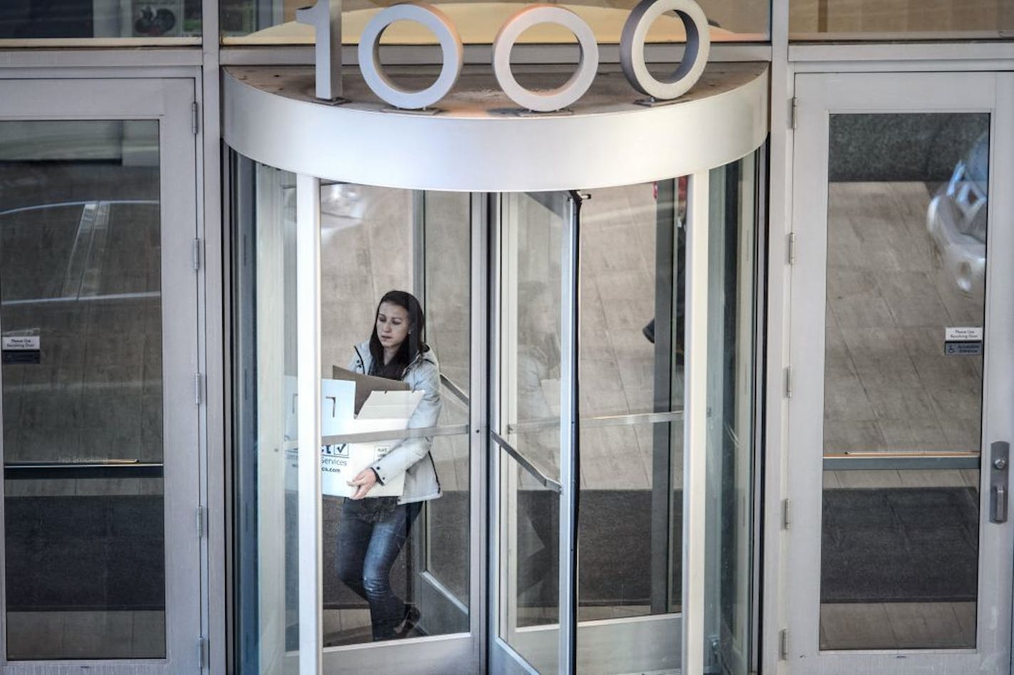 As many as 1700 Target employees were laid off Tuesday morning. This is the downtown Minneapolis corporate headquarters.