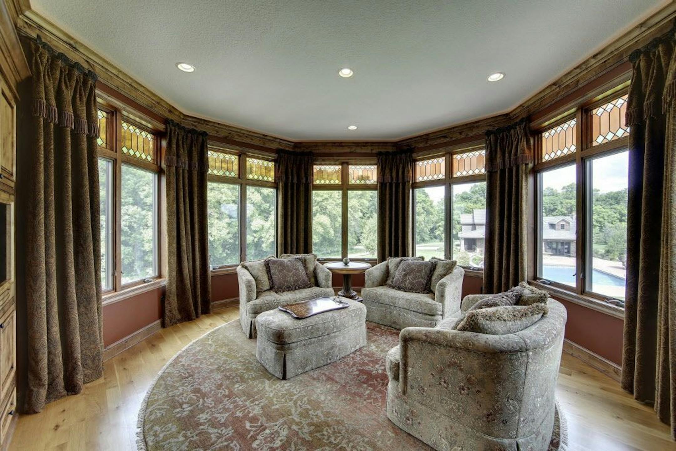 A sitting area on the main floor.