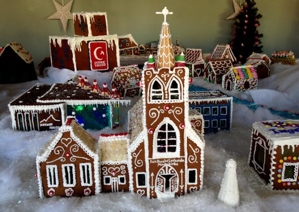 Gingerbread metro: Mini Twin Cities light up Norway House in Minneapolis
